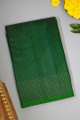 Gadwal Silk Bottle Green Saree
