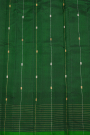Gadwal Silk Bottle Green Saree
