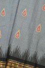 Gadwal Silk Grey Saree