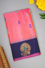 Gadwal Silk Pink Saree
