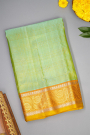 Gadwal Silk Sea Green Saree