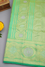 Gadwal Silk Sky Blue Saree