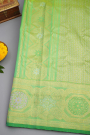 Gadwal Silk Sky Blue Saree