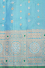 Gadwal Silk Sky Blue Saree