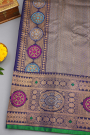 Gadwal Silk Navy Blue Saree