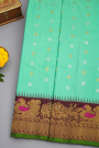 Gadwal Silk Sea Green Saree