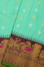 Gadwal Silk Sea Green Saree