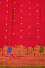 Gadwal Silk Pista Green Saree