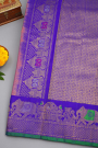 Gadwal Silk Light Peach Saree