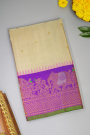 Gadwal Silk Beige Saree