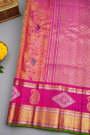 Gadwal Silk Multicolour Saree