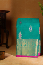 Kuppadam Fancy Sico Sea Blue Saree