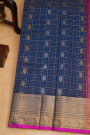 Kuppadam Sico Navy Blue Saree