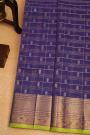 Kuppadam Sico Navy Blue Saree