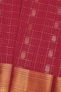 Kuppadam Sico Maroon Saree
