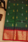 Kuppadam Sico Bottle Green Saree