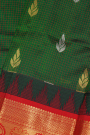 Kuppadam Sico Bottle Green Saree
