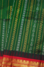 Kuppadam Sico Bottle Green Saree