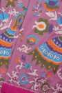 Ikat Silk Lilac Saree