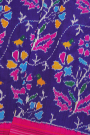 Ikat Silk Navy Blue Saree