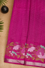 Mangalagiri Silk Magenta Saree