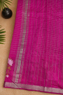 Mangalagiri Silk Magenta Saree