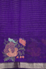 Mangalagiri Silk Royal Blue Saree