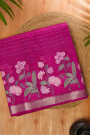 Mangalagiri Silk Magenta Saree