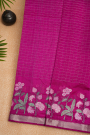 Mangalagiri Silk Magenta Saree