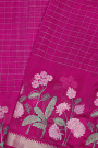 Mangalagiri Silk Magenta Saree