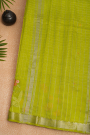 Mangalagiri Silk Parrot Green Saree