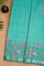 Mangalagiri Silk Sky Blue Saree