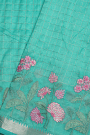 Mangalagiri Silk Sky Blue Saree