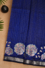 Mangalagiri Silk Royal Blue Saree