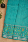 Mangalagiri Silk Sea Blue Saree