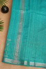 Mangalagiri Silk Sea Blue Saree