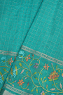 Mangalagiri Silk Sea Blue Saree