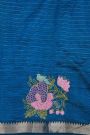 Mangalagiri Silk Royal Blue Saree