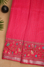 Mangalagiri Silk Pink Saree