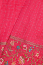 Mangalagiri Silk Pink Saree