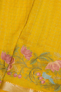 Mangalagiri Silk Yellow Saree