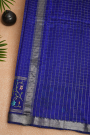 Mangalagiri Silk Royal Blue Saree