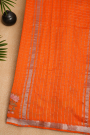 Mangalagiri Silk Orange Saree