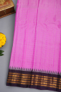 Gadwal Silk Pink Saree