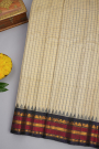 Gadwal Silk Cream Saree