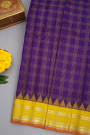 Gadwal Silk Navy Blue Saree
