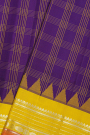 Gadwal Silk Navy Blue Saree