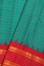Gadwal Silk Sea Blue Saree