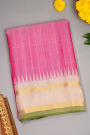 Gadwal Silk Pink Saree