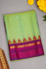 Gadwal Silk Sea Green Saree